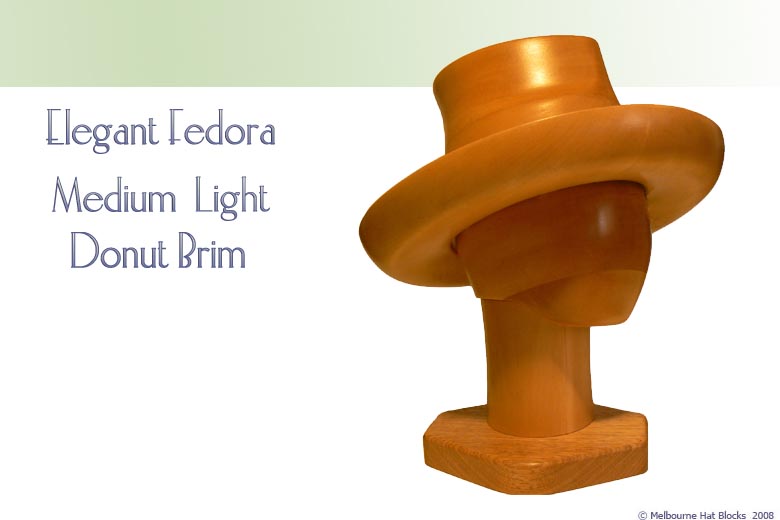Elegant Fedora + Medium Donut